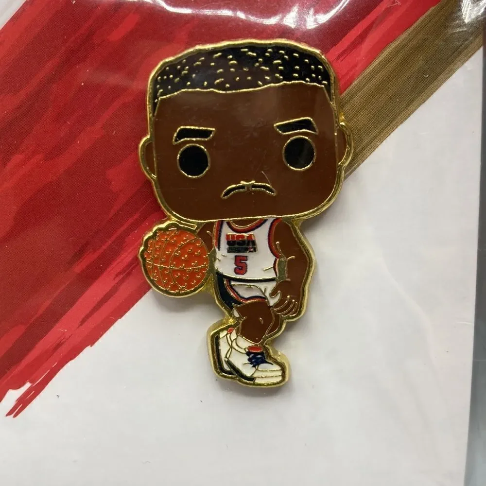 Funko Pop NBA USA Basketball Enamel Pin Set